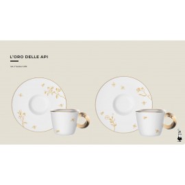 Set 4 cucchiaini da caffe Oro delle Api Bialetti